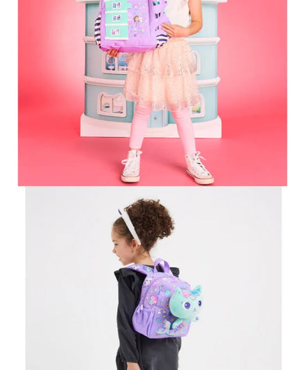 New Australia Smiggle Gabby Schoolbag Set – Girls Shoulder Backpack with Meal Bag, 14-Inch, Perfect Semester Gift