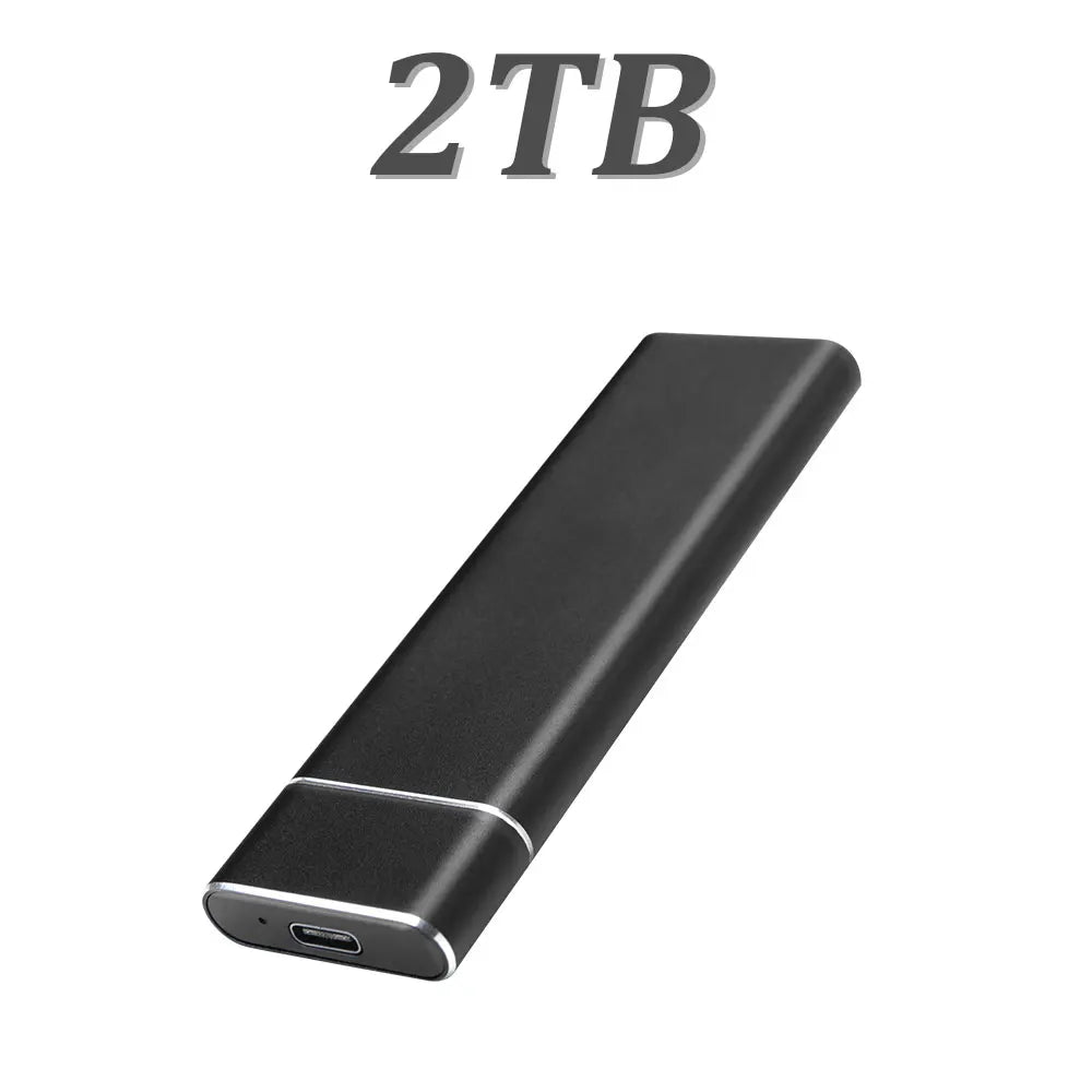 High-Speed Portable SSD – 2TB/4TB External Solid State Drive, Large Capacity Fast Data Storage USB Efficient Backup Hard Drive