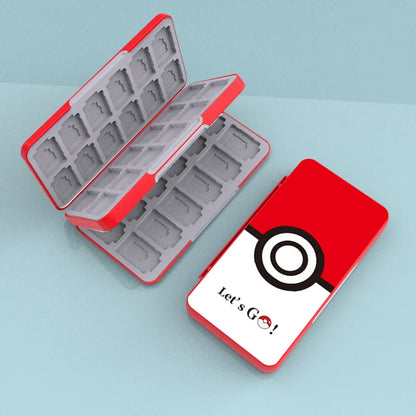 48-in-1 Nintendo Switch OLED Lite Accessories Set – Pink Game Card Case & SD Card Storage Box