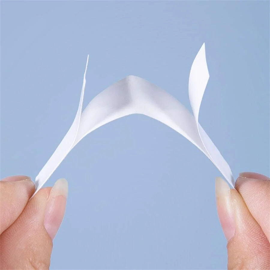 36-Piece Clear Double-Sided Fashion Tape - Strong Adhesive Clothing and Body Tape for Dresses, Fabrics & Strapless Outfits