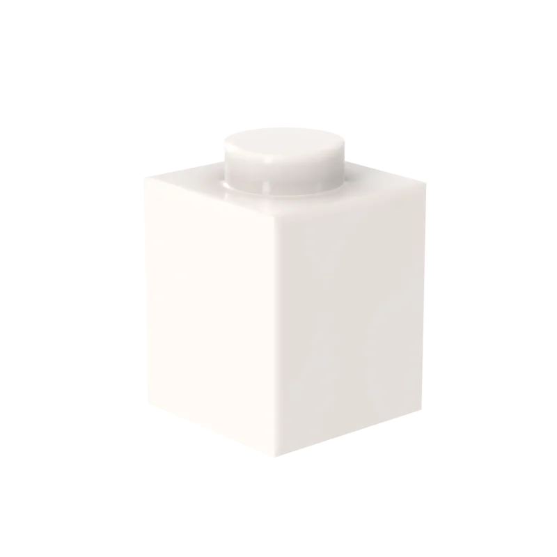 FunBrick 1x1 Classic Building Blocks - 20/50/100PCS DIY Creative Bricks Compatible with 3005 Plastic Blocks