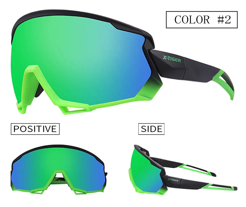 X-TIGER Polarized Cycling Glasses — Photochromic MTB & Road Bike Sunglasses for Sports