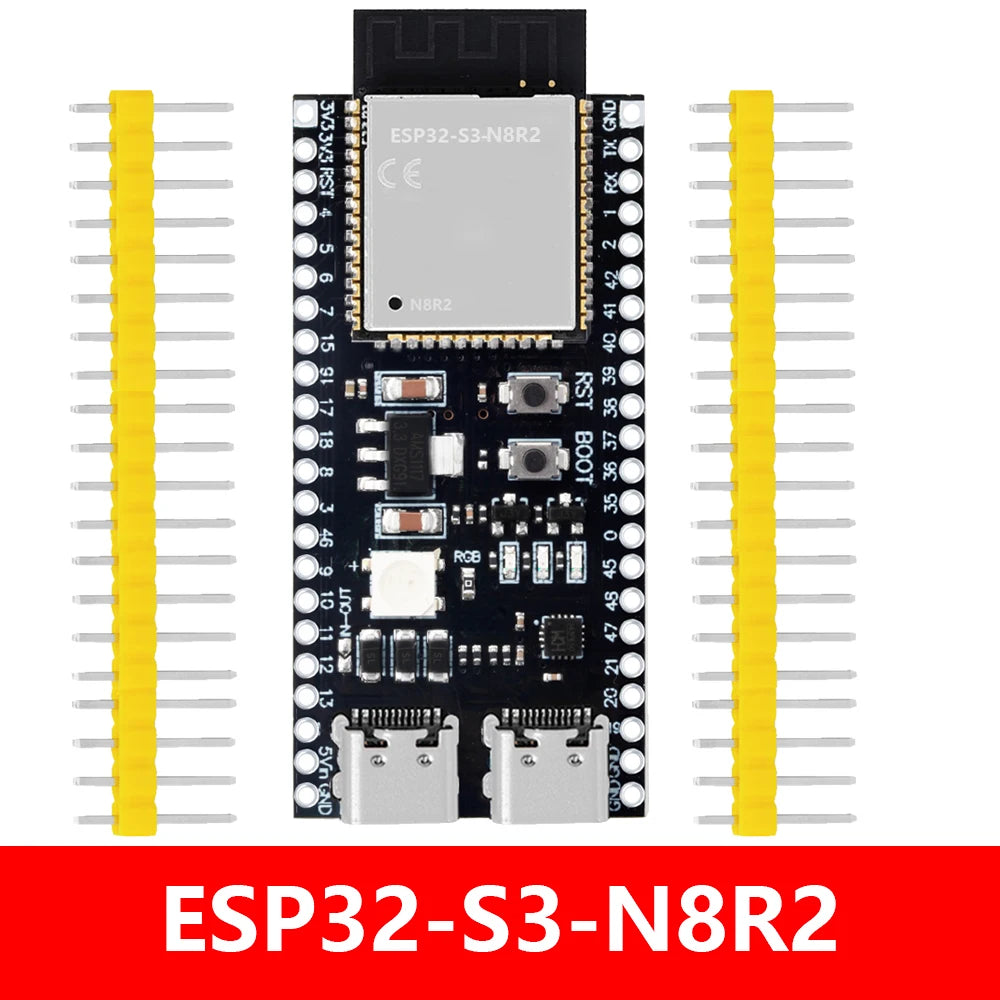 ESP32-S3 DevKitC-1 Development Board - WiFi Bluetooth BLE 5.0 Mesh Module for Arduino Projects