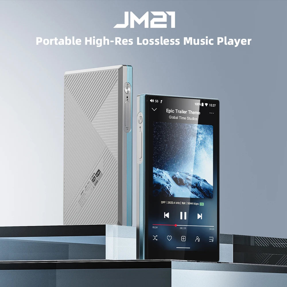 FiiO JM21 Hi-Res Music Player - Android 13 MP3 Player with Snapdragon 680, 3GB+32GB, WiFi & Bluetooth
