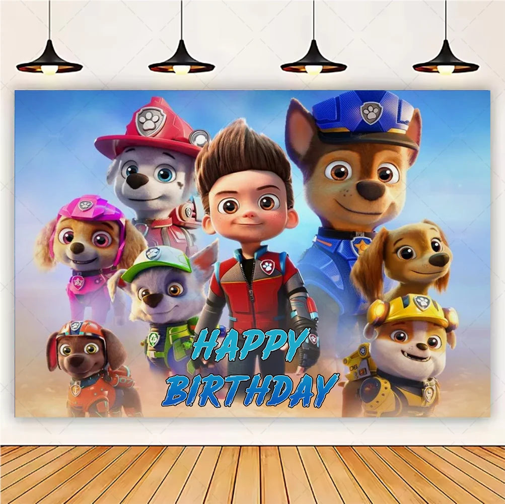 PAW Patrol Skye Pink Birthday Party Decorations Set – Foil Balloon Backdrop, Disposable Tableware & Baby Shower Supplies for Girls Kids Gifts
