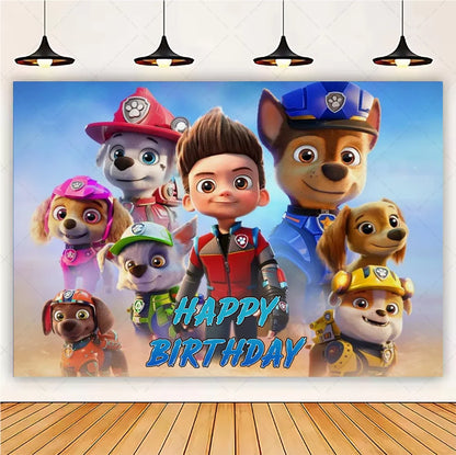 PAW Patrol Skye Pink Birthday Party Decorations Set – Foil Balloon Backdrop, Disposable Tableware & Baby Shower Supplies for Girls Kids Gifts