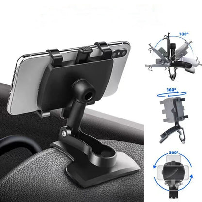 Multi-Function Car Mobile Phone Mount – Instrument Cluster & Rearview Mirror Navigation Bracket