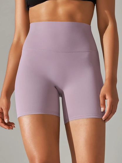 Women High Waist Yoga Legging Shorts - Squat Proof Quick Dry Fitness Cycling Shorts for Gym Workout & Sports