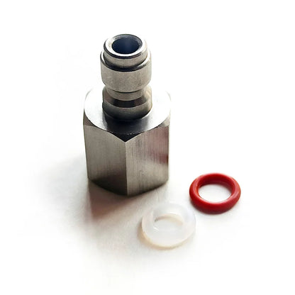3/8-24UNF CO2 Cartridges – High Pressure Stainless Steel Rechargeable Cylinder for Oxygen Training, Scuba & Rescue Vest