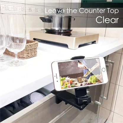 Airplane Phone Holder Stand – Portable, Foldable, Rotatable Mobile Mount for Travel, Desk, and Flight Seat Support