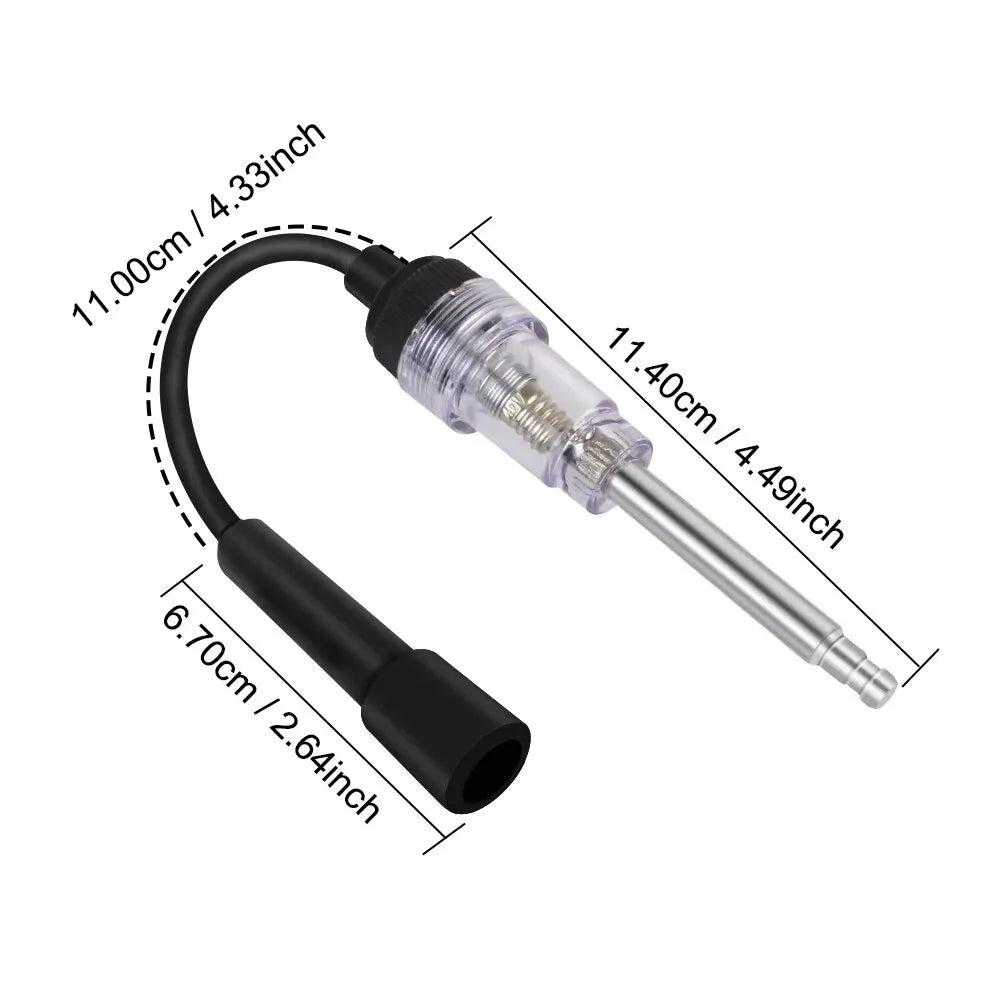 Car Spark Plug Tester - Ignition System Coil Engine Diagnostic Test Tool, In-Line Autos Ignition Spark Tester Wire