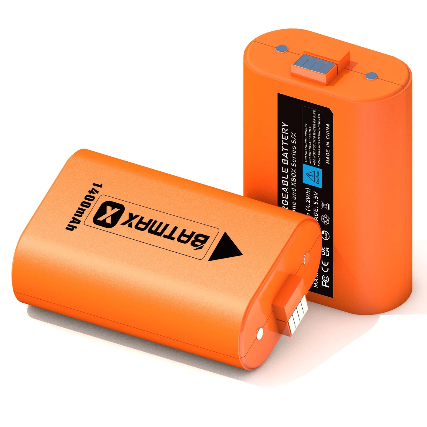 Batmax 1400mAh Rechargeable Li-ion Battery Pack for Xbox Series X/S & Xbox One Controllers