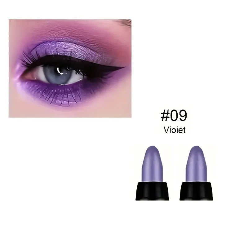 16 Colors Pearlescent Waterproof Eyeliner – Glitter, Long-Lasting & Non-Smudge Eye Makeup
