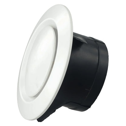 75-200mm ABS Ceiling Air Vent Grille – Adjustable Hot Air Diffuser Cover for Home Improvement