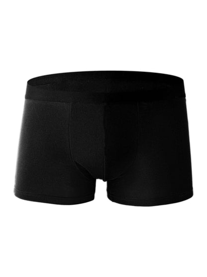 10PCS Men’s Black Boxer Shorts Underwear Set, High Stretch Breathable Plus Size L–4XL Sexy Comfortable Men’s Boxers