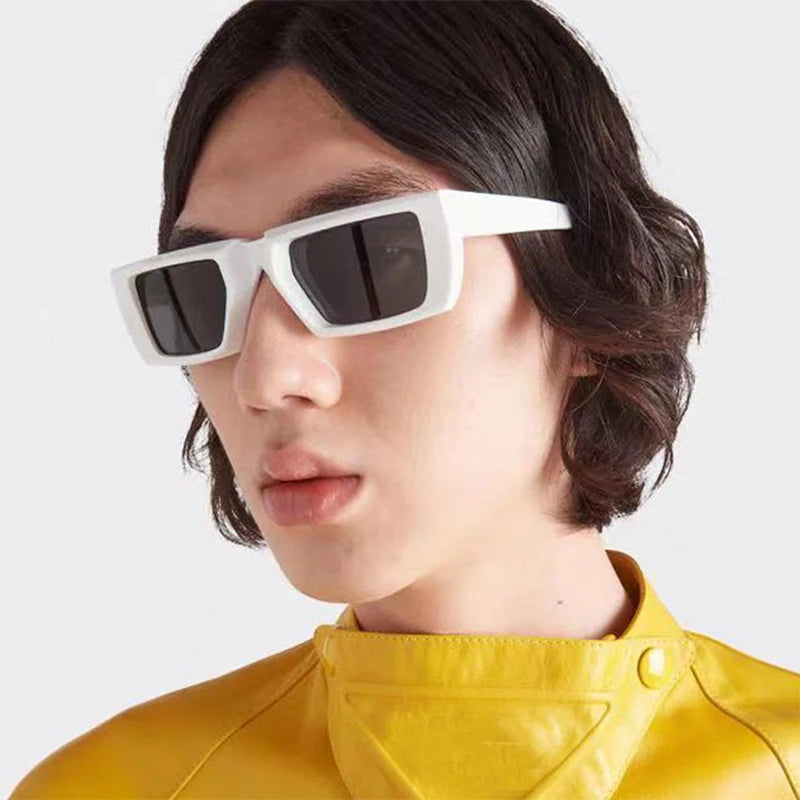 New Y2K Square Sunglasses for Men & Women – Trendy UV400 Designer Shades Eyewear