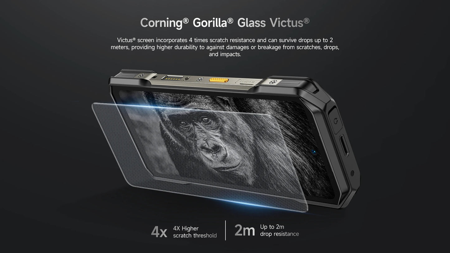 Ulefone Armor 27T Pro 5G Rugged Phone - 10600mAh, Android 14, 50MP+64MP Night Camera, 6.78" Display, 24GB+256GB, NFC