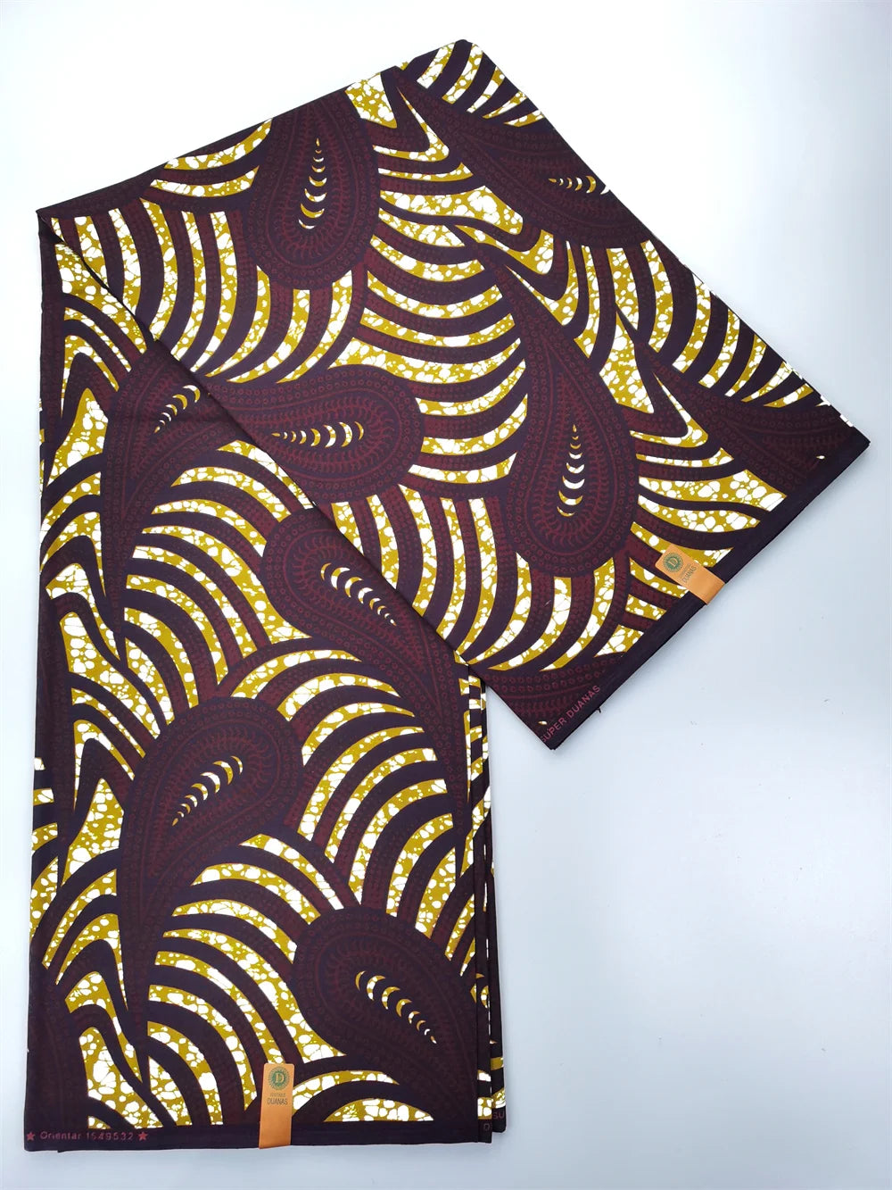 African Ankara Wax Print Fabric - 100% Cotton Nigerian Designer Pagne for Sewing & DIY Party Dresses