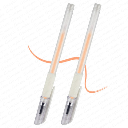2PCS Eyebrow Marker Pen Set - Microblading Scribe Tools for Permanent Makeup, Tattoo Mapping & Beauty Preparation