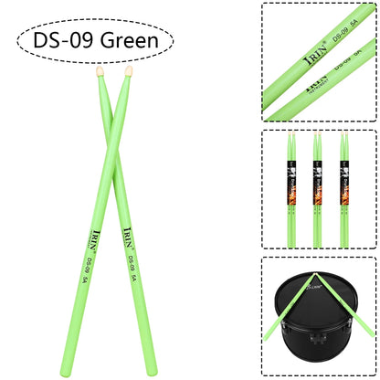 5A Maple Drumsticks – DS-09 Multicolor Drum Mallets, Professional Percussion Musical Instrument Accessories