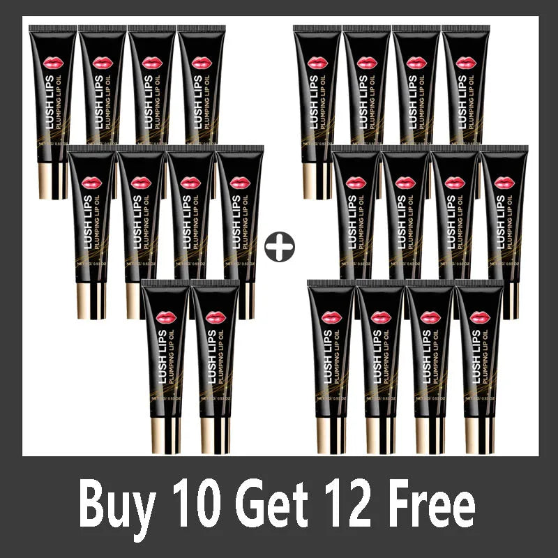 Long-Lasting Volumizing Lip Serum – Plumping Gloss Oil for Fuller Lips, Fine Line Smoothing & Deep Moisturizing Lip Care