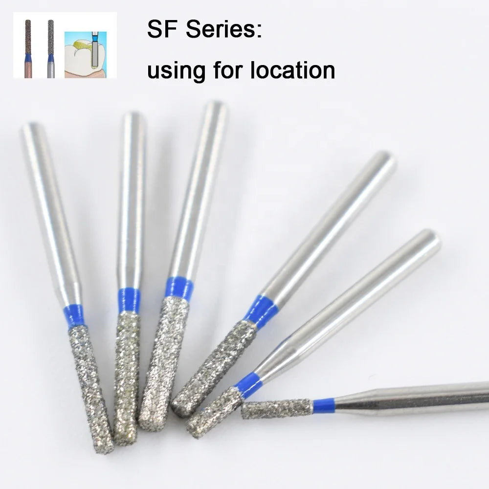 5pcs FG Dia 1.6mm Dental Drills – High-Speed Handpiece Diamond Burs for Teeth Whitening