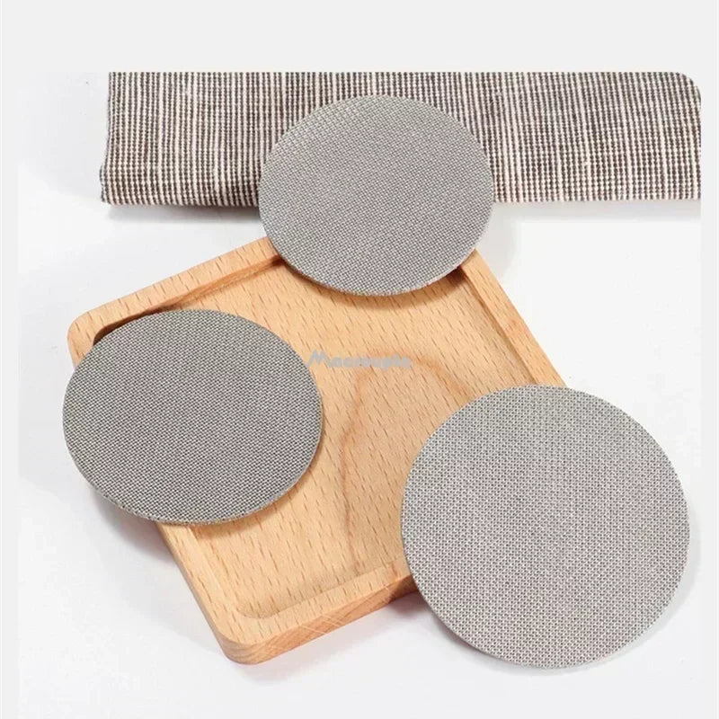 51/53/58mm Reusable Coffee Filter Screen – Heat Resistant Mesh Puck Screen for Espresso Machine Portafilter