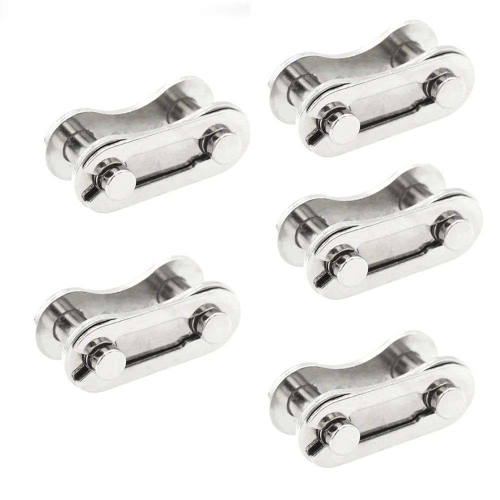 5 Pairs Bicycle Chain Quick Link Connectors – 1-12 Speed Road Bike Master Link Buckle for Cycling Parts