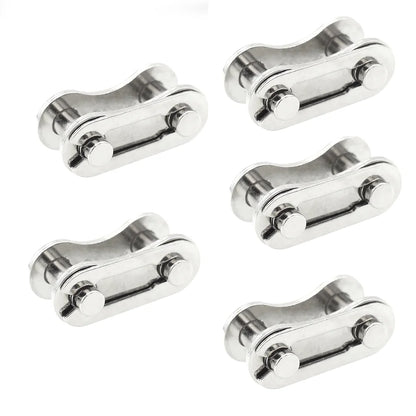 5 Pairs Bicycle Chain Quick Link Connectors – 1-12 Speed Road Bike Master Link Buckle for Cycling Parts