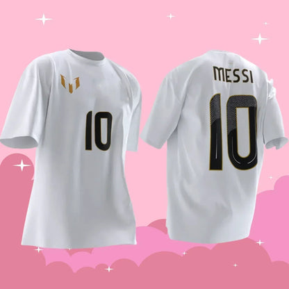 Argentina Miami International No.10 Messi Jersey – Comfortable, Breathable Football T-Shirt for Men & Children