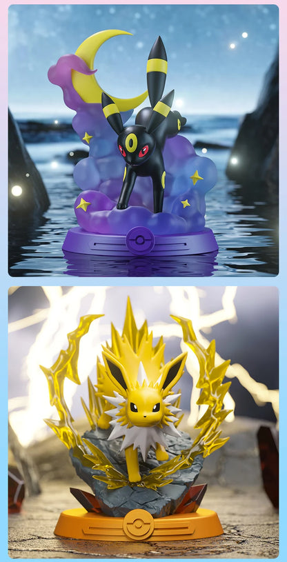 Anime Pokémon Funism Adventure Eevee Family Blind Box – Jolteon & Sylveon Action Figure Toy Gift
