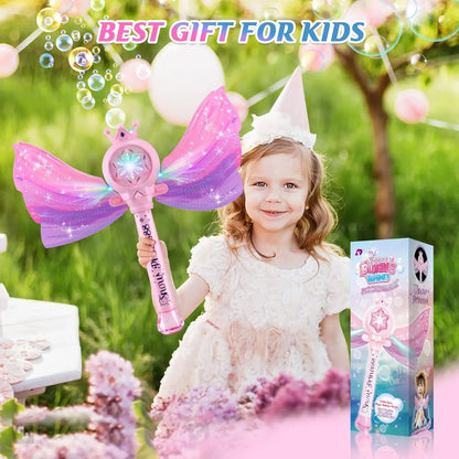 Electric Unicorn Bubble Wand – Bubble Maker Toy for Toddlers, Girls & Boys
