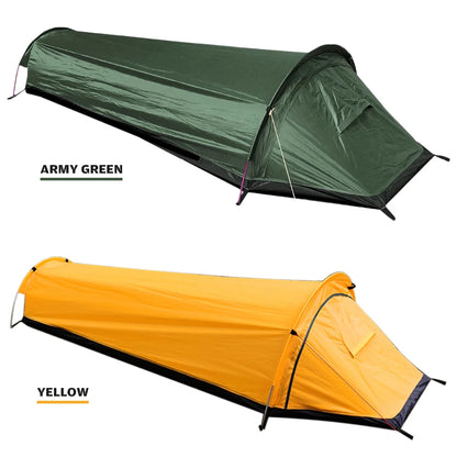 Lightweight Backpacking Tent – Outdoor Camping Sleeping Bag Tent for Single Person Use