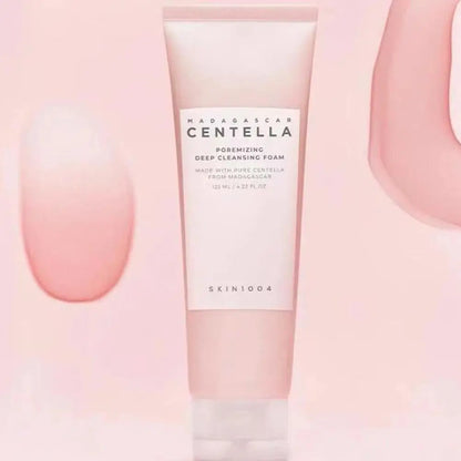 Centella Poremizing Deep Cleansing Foam – Oil Control & Moisturizing, Madagascar Centella Pore-Cleaning Skin Care 1004