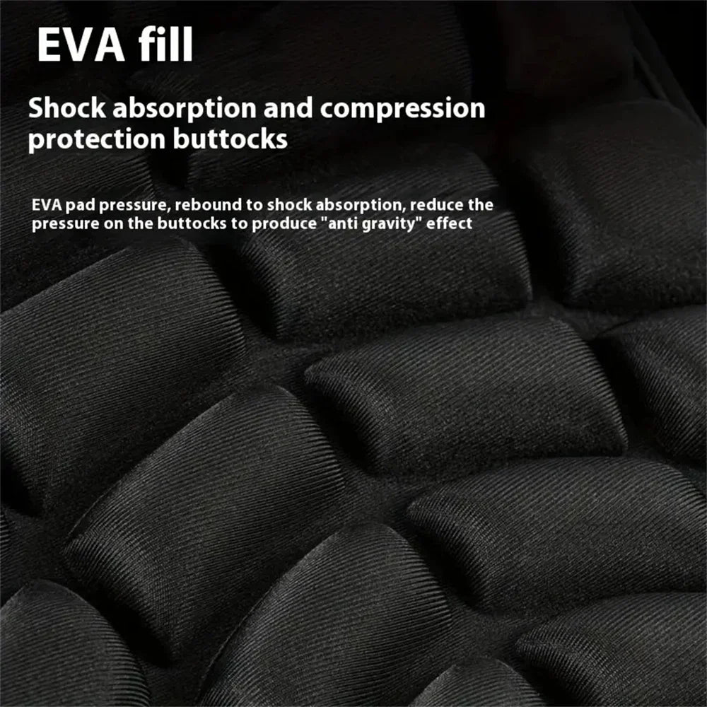 Universal Motorcycle Seat Cushion - Thick Shock-Absorbing Heat-Insulating Comfort Pad