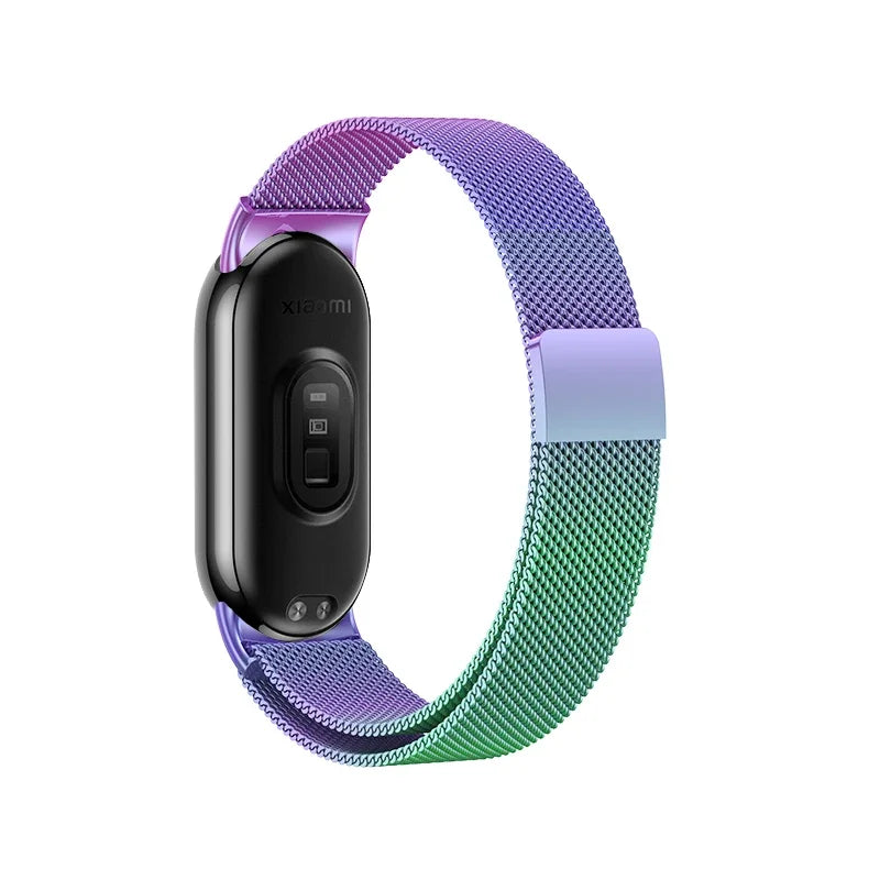 Metal Stainless Steel Strap for Xiaomi Mi Band 8 & 9 – Replacement Smart Bracelet Watchband