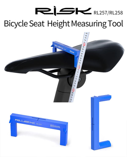 RISK Bicycle Seat Cushion Height Measuring Tool – Bike Fitting & Measurement Gauge