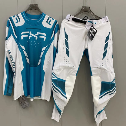 NEW FXR Off-Road Motorcycle Clothing Set – MX Jersey & Pants Combo for Dirt Bike Racing & Motocross