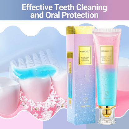 100g Niacinamide Whitening Toothpaste – Stain Removal & Fresh Breath for Men and Women