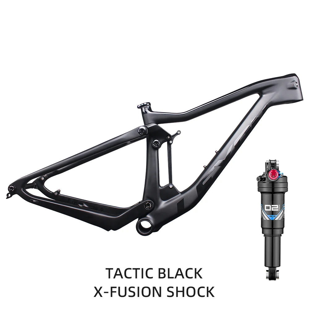 LEXON TACTIC Full Carbon MTB Frame - 29er Cross Country Suspension Frame with Boost 148mm