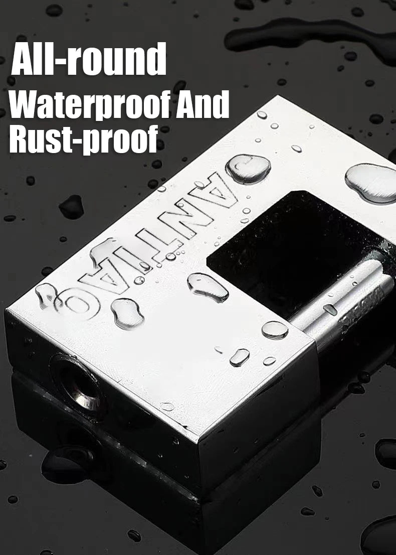 Multifunctional Keyed Padlock – Waterproof, Anti-Rust, Anti-Theft Door & Window Lock with 3 Keys