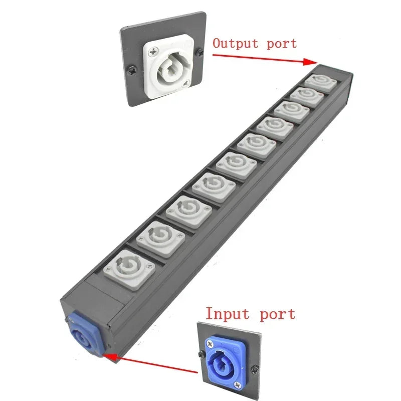 Chassis Light Connector – LED Power Connector AC Coupler Adapter Extender, NAC3MPA/NAC3MPB Aviation Socket 1-13AC
