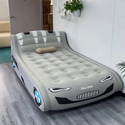 Sun Shepherd Inflatable Air Mattress - Automatic Single Double Camping Bed with Backrest