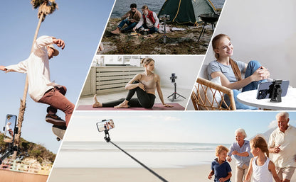 130cm Selfie Stick Tripod – Portable Retractable Smartphone Tripod Stand with Wireless Remote Control