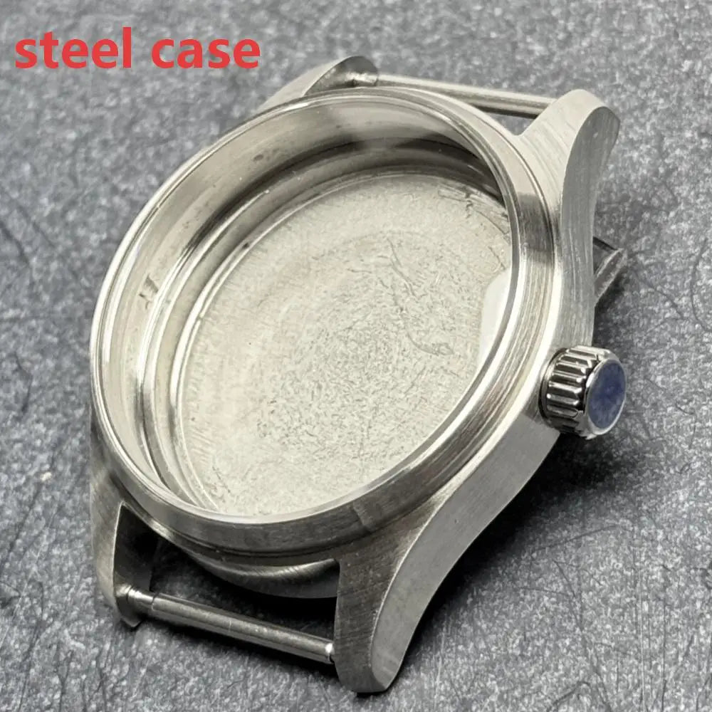 T2 Titanium & Steel Diving Watch Case - 20BAR Waterproof NH34 NH35 NH38 NH70 Watch Parts