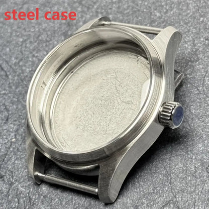 T2 Titanium & Steel Diving Watch Case - 20BAR Waterproof NH34 NH35 NH38 NH70 Watch Parts