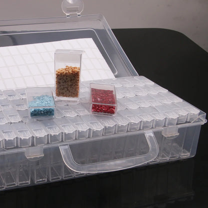 5D DIY Diamond Painting Storage Box – Drill & Embroidery Accessories Organizer Case