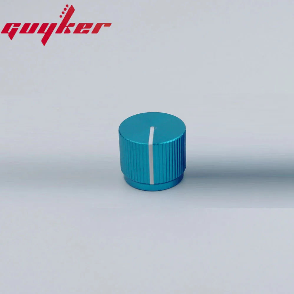 Aluminum Flat Top Bass Knob - 16MM Guitar Control Knob Available in Five Colors for Electric Bass