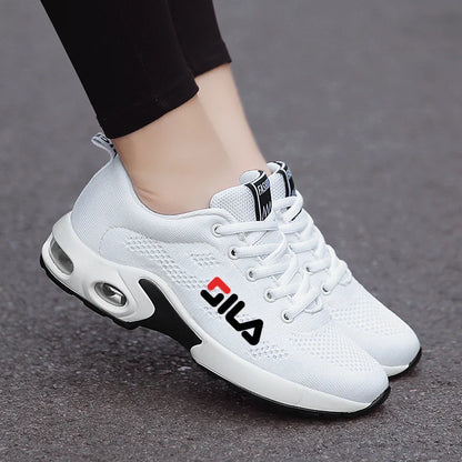 New Women's Running Shoes – Breathable Mesh, Air Cushion Lace-Up Sports Sneakers for Summer