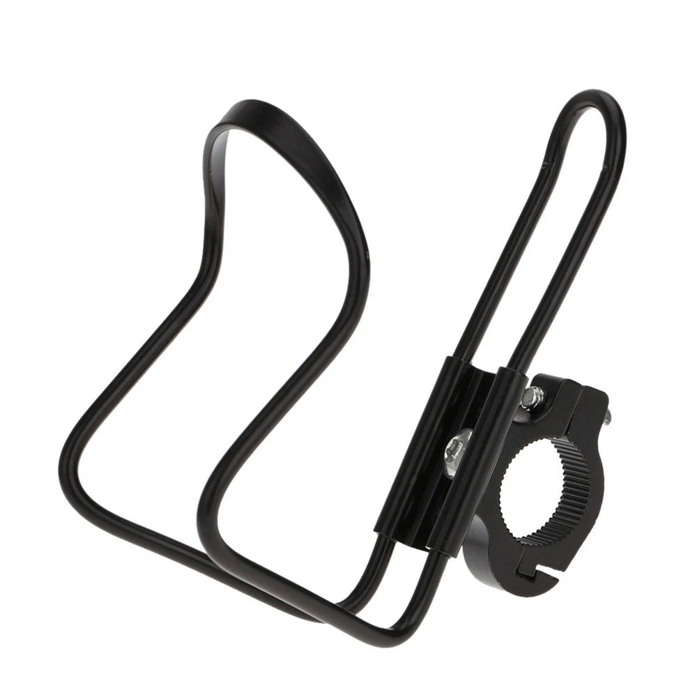 Bike Water Bottle Holder – Aluminum Alloy Handlebar Mount, Cycling Bottle Cage for Mountain Bikes, 1x Bracket